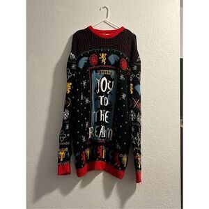 Game Of Thrones Joy To The Realm Westeros Christmas Sweater Sz XXL
